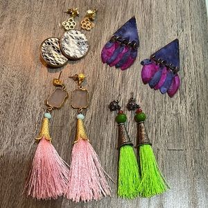 Lot of 5 earrings